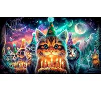 Angry-Bunny-Mascot-Logo 1000 Piece Jigsaw Puzzles Classic Educational Games for Adults Decoration 38x26cm/1000pcs