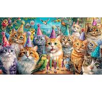 Angry-Bunny-Mascot-Logo 1000 Pieces Jigsaw Puzzle for Kid Toys Challenging & Brainteasing Decoration 38x52cm/1000pcs