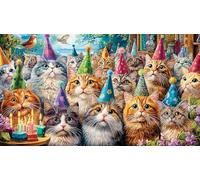 Angry-Bunny-Mascot-Logo 1000Pc Jigsaw Puzzle Old Kids Birthday Presents Classic Educational Games 38x52cm/1000pcs