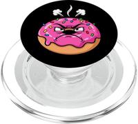 Angry Cartoon Donut Mixed funny Emotions Design PopSockets PopGrip for MagSafe
