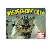 Angry Cat Calendar 2025, Peed-Off Cat Calendar, Funny Cat Wall Calendar, Cat Lover Calendar 2025, Angry Cat Joke , Cat Lovers Calendar 2025