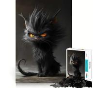 Angry Cat Meme 1000 Piece Puzzle For Adults Mind Skill Play Laser Cut for Flawless Fit Rewarding Activity for Rainy Days (50x75cm)