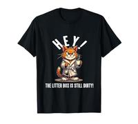 Angry Cat The Litter Box is Still Dirty Funny Cat Lover T-Shirt