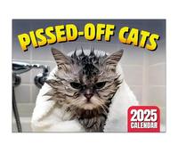 Angry Cats Calendar 2025, Cat Calendar 2025 with Angry Cats, Angry Cat Calendar Funny Wall Calendar, Angry Cat Calendar 2025 Calendar 2025 Monthly Planner for Cat Lovers