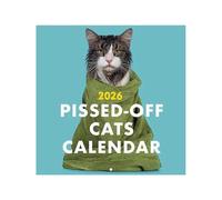 Angry Cats Monthly Wall Calendar 2026 - From January To December,Funny Monthly Paper Planner Wall Cat Calendar For Cat Lover, Novelty 2025 For Office Home Christmas Birthday, 28x28cm