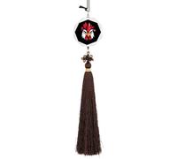 Angry Chicken Automotive Interior Mirrors Hanging Crystal Pendant Lucky Charm Car Rearview Ornament Hexagon