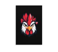 Angry Chicken Wall Art Posters & Prints Stylish Wall Hanging Decor for Bedroom Living Room