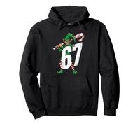 Angry Christmas Elf 67 Pullover Hoodie