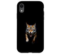 Angry Coyote Head Roaring Wild Animal Desert Art Case for iPhone XR