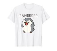 Angry Cute Penguin Chibi Funny Animal Cartoon Kids T-Shirt