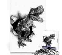 Angry Dino Teenagers 1000 Pieces Puzzle Recall Power Restful Pleasure Precise Edges Bday Surprise (50x75cm)