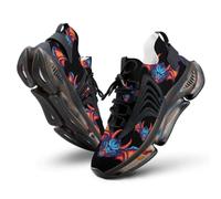 Angry Dragon Head with Horns Men's Running Shoes 11men（EUR45）