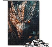 Angry Dragon Jigsaws Puzzles 1000 Pieces for Adults Gifts, Educational Family Game Suitable for Desktop Decoration (26x38cm)