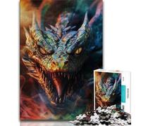Angry Dragon Jigsaws Puzzles 2000 Pieces for Adults Gifts,Challenging Game And Family Play for Is Ideal As A Gift for The Whole Family 70x100cm