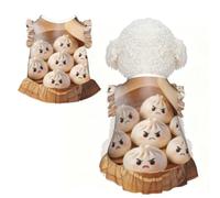 Angry Dumpling M Pet Apparel for Small Dogs-Cute Summer Outfit for Puppy, Soft Breathable Pet Clothes for Cat