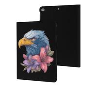 Angry Eagle1 Lily Flower Case Compatible with iPad 10th 9th / 8th / 7th Generation (2021/2020/2019)