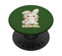 Angry Easter Bunny Not Todays Bunnies No Means No Bunny PopSockets Adhesive PopGrip