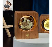 Angry Egg Boy 3D Crystal ball Photo, Engraving Personalized Gift With Your Own Photo, Unique child Gift, Marriage Gift, Memorial Present