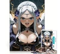 Angry Elf Girl with Wings 1000 Piece Jigsaws Creative Skill Toy Tight Lock No Loose Pieces Bonding Activity for Loved Ones (50x75cm)