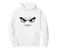 Angry Face Expression Design Grumpy Mood Face Frustrated Day Pullover Hoodie
