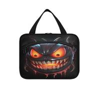 Angry Fired Lobster Hanging Travel Toiletry Cosmetic Makeup Bag Large Capacity Foldable Storage Wash Bags for Women Girls Bathroom
