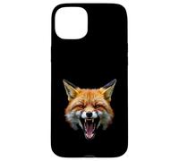 Angry Fox Head Roaring Wild Animal Forest Art Case for iPhone 15 Plus