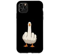 Angry Goose Flipping The Bird Funny Middle Finger Viral Meme Case for iPhone 11 Pro Max
