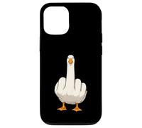 Angry Goose Flipping The Bird Funny Middle Finger Viral Meme Case for iPhone 12/12 Pro