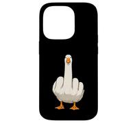 Angry Goose Flipping The Bird Funny Middle Finger Viral Meme Case for iPhone 14 Pro