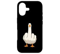 Angry Goose Flipping The Bird Funny Middle Finger Viral Meme Case for iPhone 17