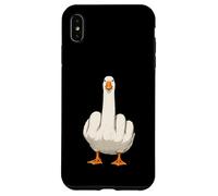Angry Goose Flipping The Bird Funny Middle Finger Viral Meme Case for iPhone XS Max