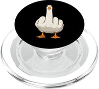 Angry Goose Flipping The Bird Funny Middle Finger Viral Meme PopSockets PopGrip for MagSafe