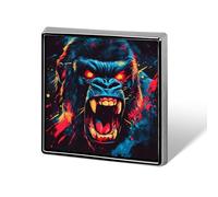 Angry Gorilla Custom Brooch Pin Lapel Pins Tie Suit Dress Accessories Wedding Birthday for Men Women
