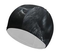 Angry Gorilla Swim Cap for Women Men Swimming Hat Bath Waterproof Pool Caps for Long Thick Curly Hair