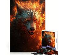 Angry Hellhound Jigsaw 1000 Pieces for Teenagers Mind Power Quiet Enjoyment Uniform Edges Holiday Treat (50x75cm)