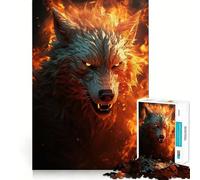 Angry Hellhound Jigsaw for Teenagers 1000 Pieces Memory Fun Game Smooth Burr Free Surface Birthday Gift Brain Teaser Toy (38x26cm)