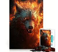 Angry Hellhound Jigsaw for Teenagers 1000 Pieces Mind Boost Fun Clean Cut Sturdy Components Heartwarming Gathering Activity (50x75cm)
