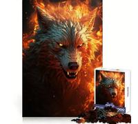 Angry Hellhound Puzzle for Teenagers 1000 Pieces Brain Teasing Soothing Hobby Solid Lock Thoughtful Gift (38x52cm)