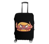 Angry Hot Dog Hamburger Suitcase Cover Elastic Luggage Covers Protectors Anti-Scratch Travel Essentials