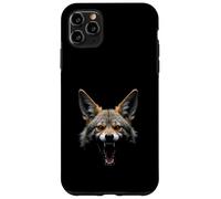 Angry Jackal Head Roaring Wild Animal Desert Art Case for iPhone 11 Pro Max