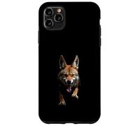 Angry Jackal Head Roaring Wild Animal Desert Art Case for iPhone 11 Pro Max