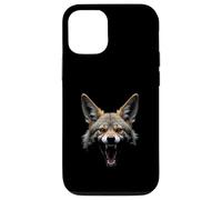 Angry Jackal Head Roaring Wild Animal Desert Art Case for iPhone 12/12 Pro