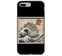 Angry Kaiju Cat Monster In Great Sea Wave Case for iPhone 7 Plus/8 Plus