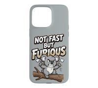 Angry Koala Not Fast But Furious Funny Case for iPhone 15 Pro Max