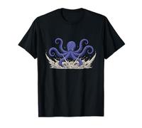 Angry Kraken Octopus Rising from Ocean Splash T-Shirt