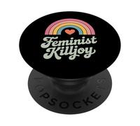 Angry Liberal Feminist Killjoy Women Rights Feminism PopSockets Adhesive PopGrip