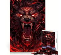 Angry Lion Beast Mode Puzzles for Teenagers 1000 Piece Mental Focus Peaceful Recreation Snug Fit Lovely Gift (38x26cm)