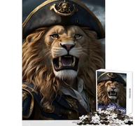 Angry Lion Pirates 1000 Piece Jigsaws for Teenagers Puzzle Improve Attention Span And Focus Peaceful Relaxing Leisure Fun (50x75cm)