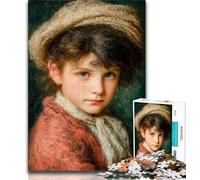 Angry Little Boy Puzzles for Teenagers 1000 Pieces,Help The Brain Exercise Addictive Toys to Cultivate Patience Suitable for Couples 38x26cm