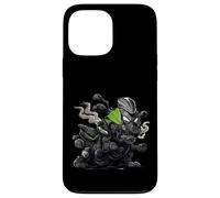 Angry Motorcycle Cartoon Character Rider Art Case for iPhone 13 Pro Max